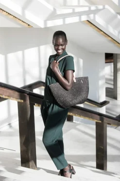 Mifuko Kiondo shopperkorg, M, svart