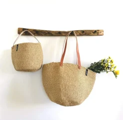 Mifuko Kiondo shoppingväska, M, brun