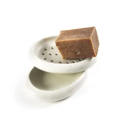 Mifuko Oval tvålkopp, krämvit