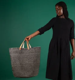 Mifuko Pamba golvkorg, XL, grå sisal