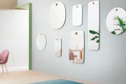 Miniforms Les Brothers spegel, rund, 65 cm, bok