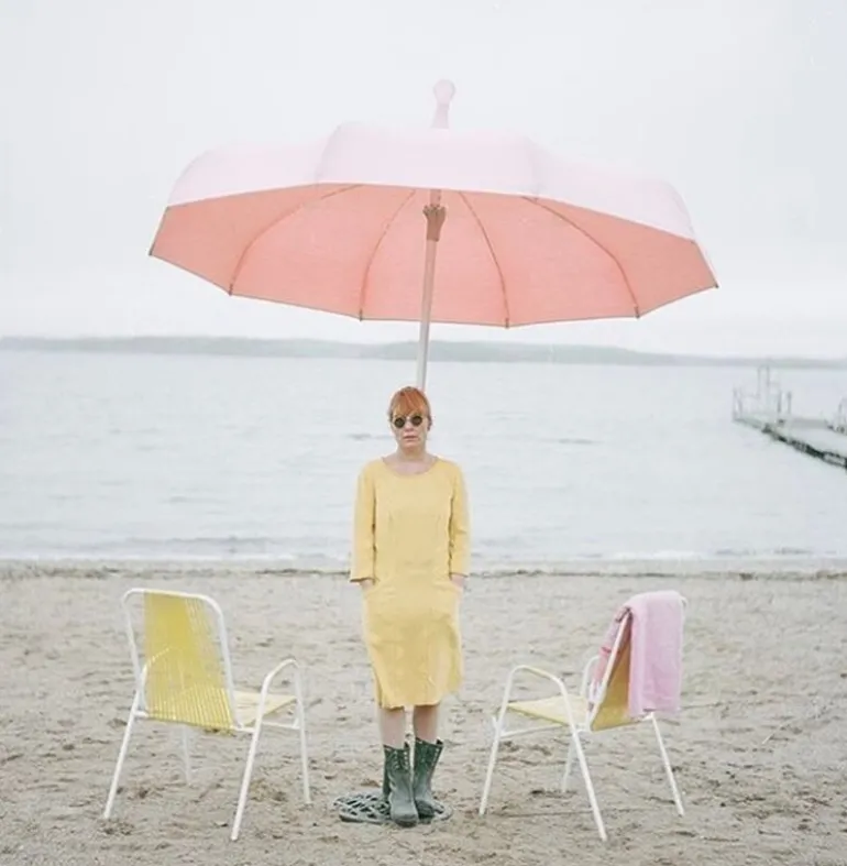 Mirlo Parasoll, rosa