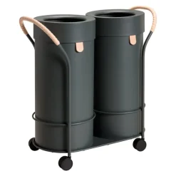 Mizetto Bin There set, vagn och 2 behållare, L, antracit