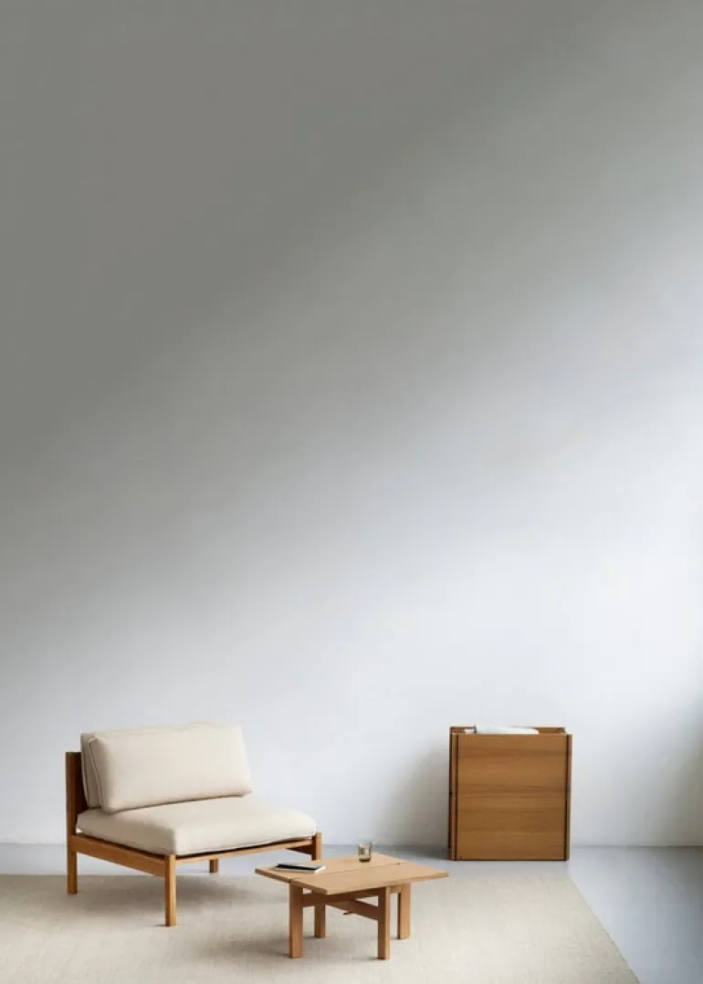 Moebe Rectangular soffbord, 60 cm, ek