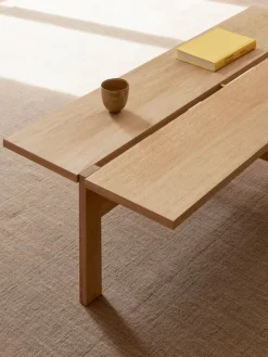 Moebe Rectangular soffbord, 115 cm, ek