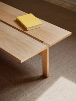 Moebe Rectangular soffbord, 115 cm, ek