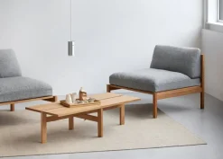 Moebe Rectangular soffbord, 115 cm, ek