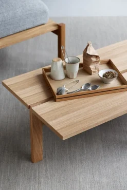 Moebe Rectangular soffbord, 115 cm, ek