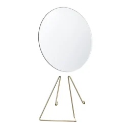 Moebe Stående spegel 20 cm, mässing