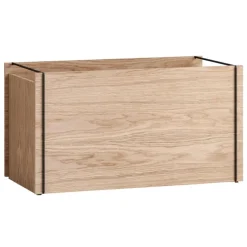 Moebe Storage Box förvaringslåda, ek - svart