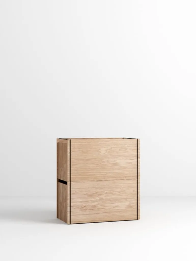 Moebe Storage Box förvaringslåda, ek - svart