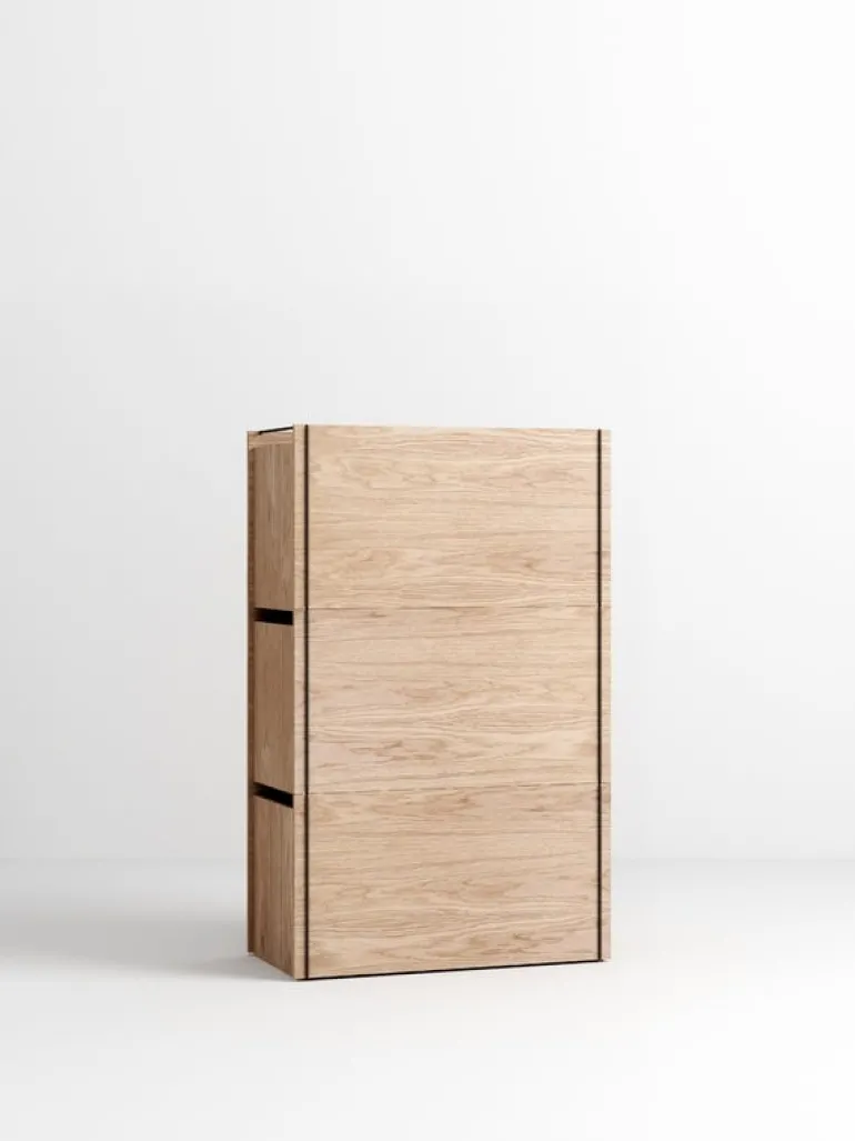 Moebe Storage Box förvaringslåda, ek - svart