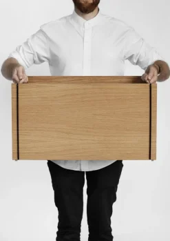 Moebe Storage Box förvaringslåda, ek - svart