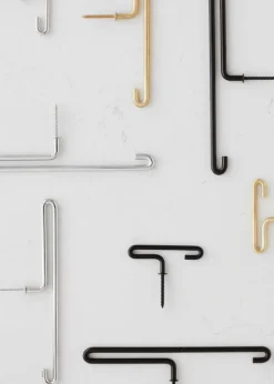 Moebe Väggkrok, stor, svart