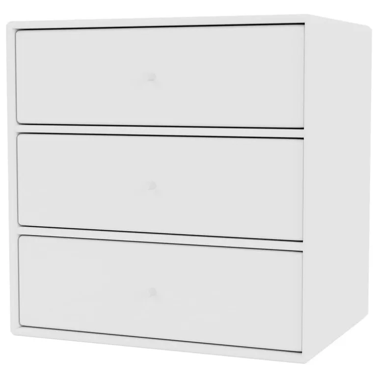 Montana Furniture Montana Mini modul med 3 lådor, 101 New White