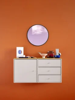 Montana Furniture Montana rund minispegel, 04 Antracit