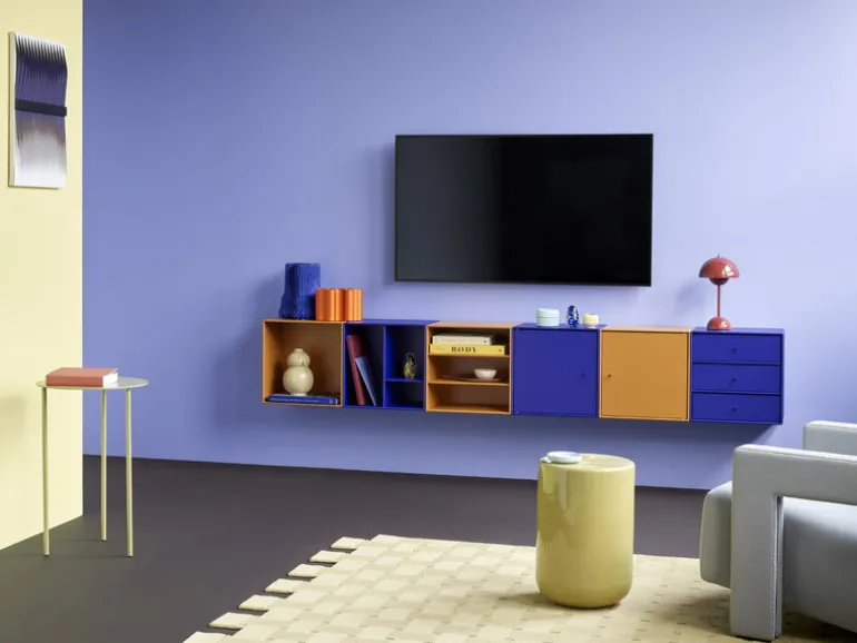 Montana Furniture Montana Mini modul med horisontella hyllor, 142 Amber