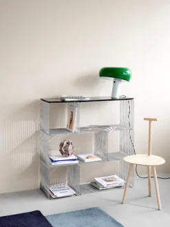 Montana Furniture Panton Wire Double toppskiva, djup 34,8 cm, 995 svart marmor