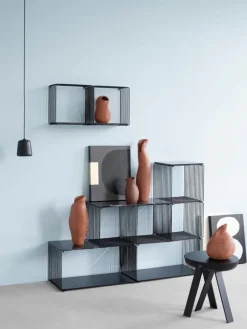 Montana Furniture Panton Wire Double iläggshylla, djup 34,8 cm, 05 svart