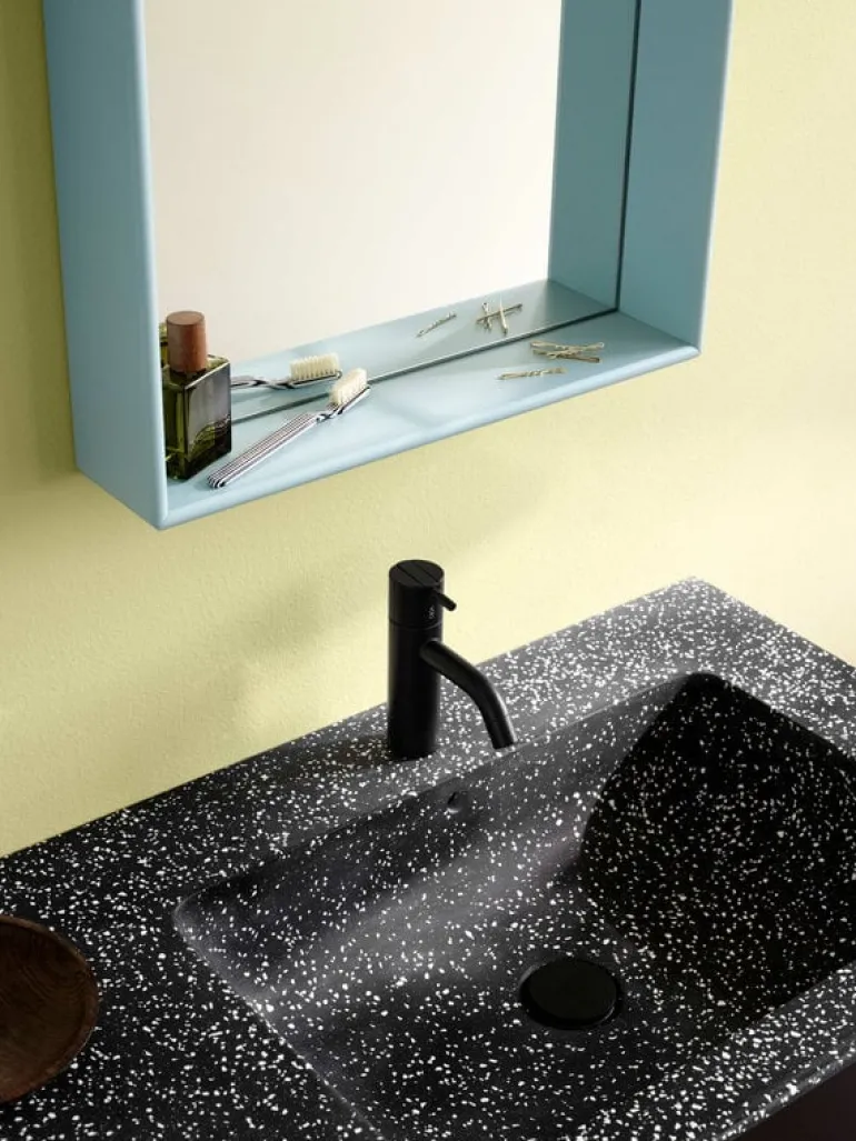 Montana Furniture Shelfie spegel, 46,8 x 69,6 cm, 141 Truffle