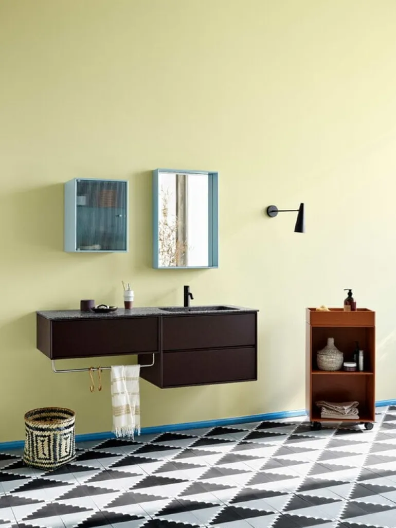 Montana Furniture Shelfie spegel, 46,8 x 69,6 cm, 164 Iris