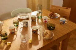 Moomin Arabia Mumin glas, 28 cl, tallgrön, 2 st.