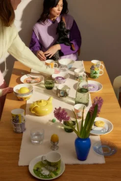 Moomin Arabia Mumin glas, 28 cl, tallgrön, 2 st.