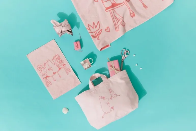 Moomin Arabia Mumin handduk, Love, 30 x 50 cm