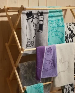 Moomin Arabia Mumin, handduk, 50 x 70 cm, Snorkfröken, lila