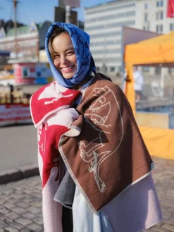 Moomin Arabia Mumin handduk, 50 x 70 cm, Lilla My, rosa