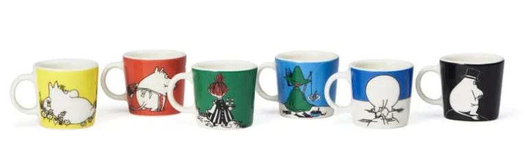 Moomin Arabia Mumin minimuggar, 6 st, 1. classics