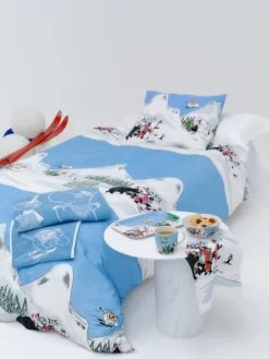 Moomin Arabia Mumin påslakanset, Skidbacken