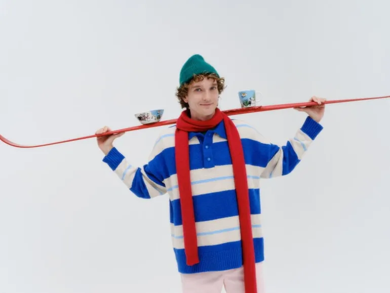 Moomin Arabia Mumin skål, Skidbacke