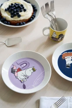 Moomin Arabia Mumin tallrik 19 cm, Snorkfröken, lila