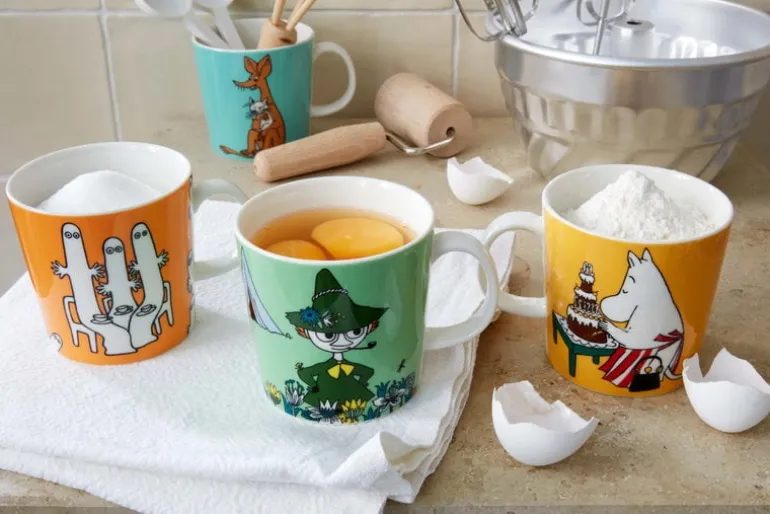 Moomin Arabia Muminmugg, Snusmumriken, grön