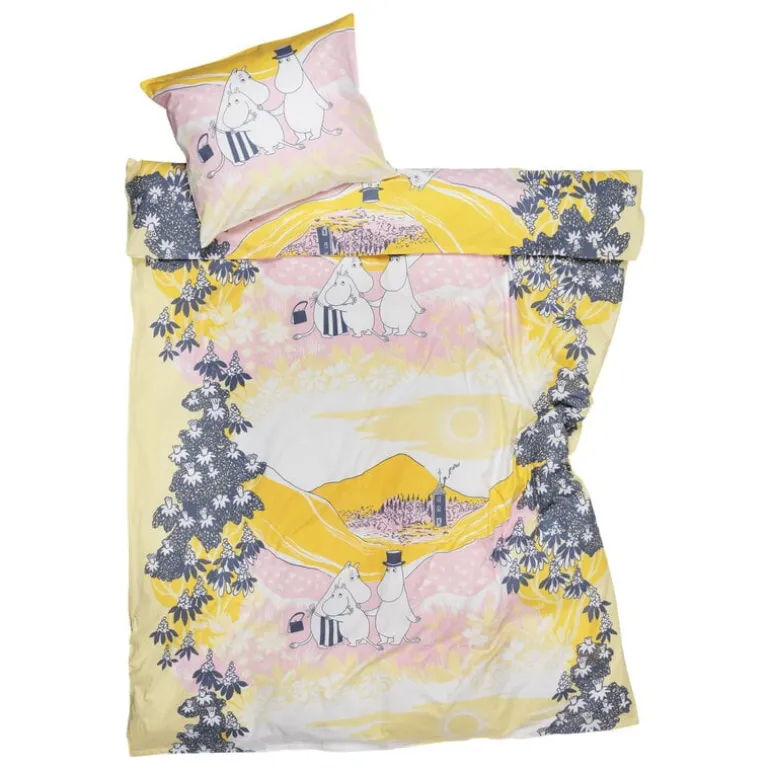 Moomin Arabia Mumin-påslakan, 150 x 210 cm, Family time