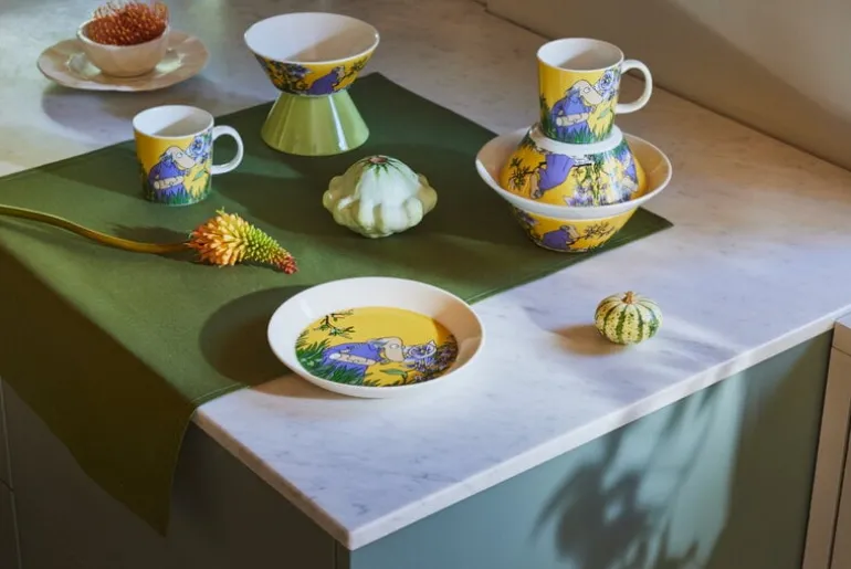 Moomin Arabia Muminskål, Hemulen, gul