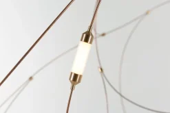 Moooi Flock of Light 21 taklampa, brons