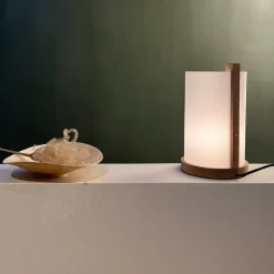 Motarasu Enso bordslampa, vit - ek