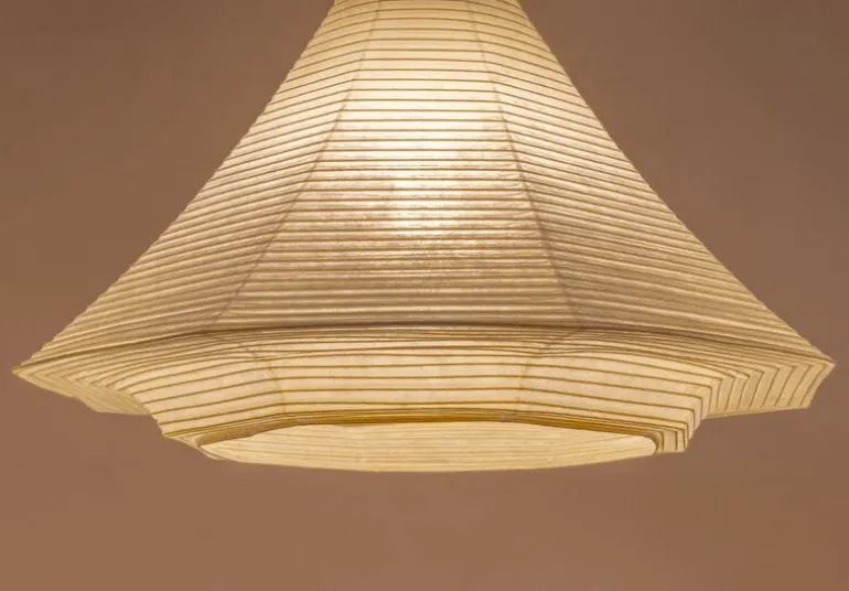 Motarasu Fuji pendellampa, washipapper - bambu