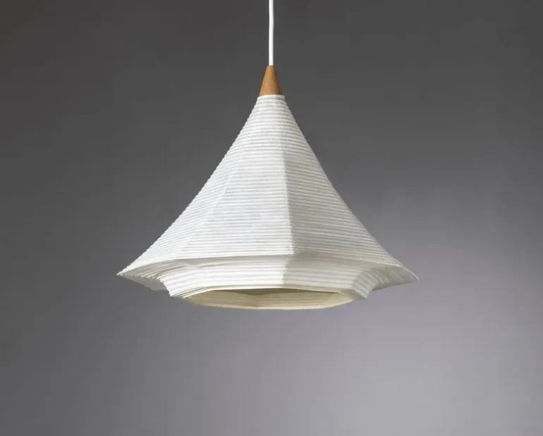 Motarasu Fuji pendellampa, washipapper - bambu