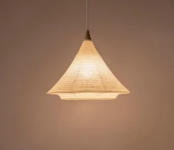 Motarasu Fuji pendellampa, washipapper - bambu