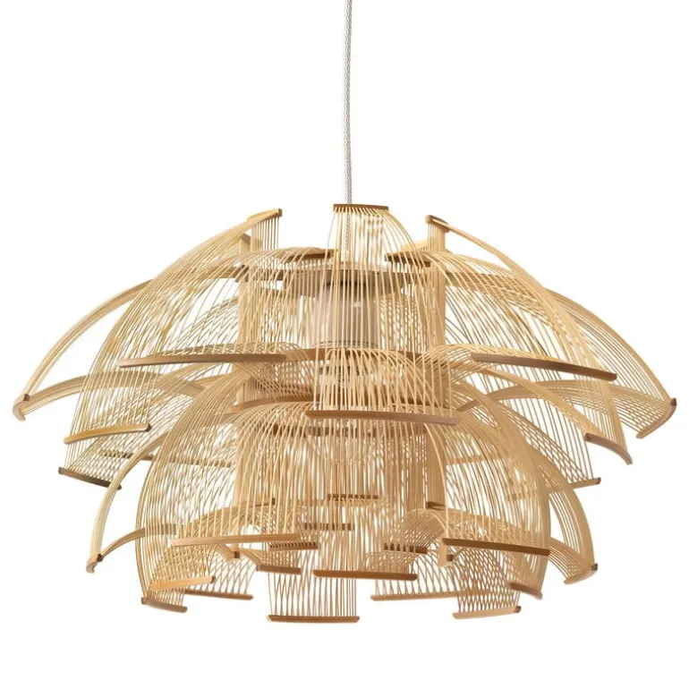 Motarasu Hokore pendellampa, bambu