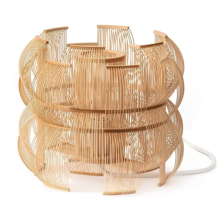 Motarasu Sen bordslampa, bambu