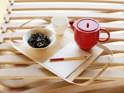 Motarasu Shiro skål, liten, 3 prickar, 18,5 cm, vit