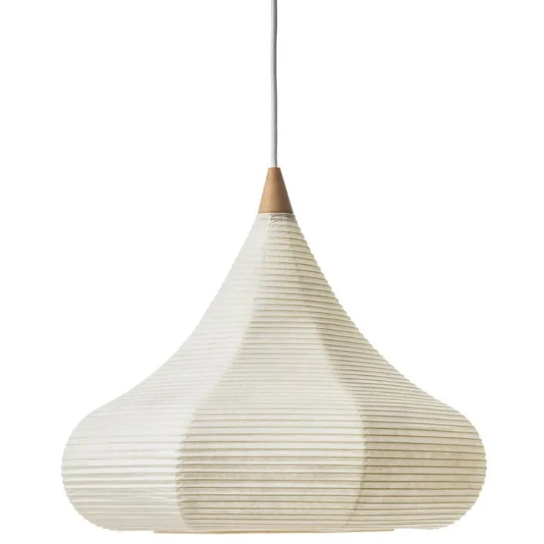 Motarasu Shizuku pendellampa, washipapper - bambu