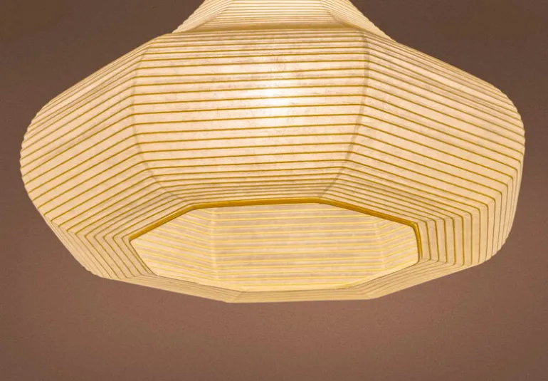 Motarasu Shizuku pendellampa, washipapper - bambu