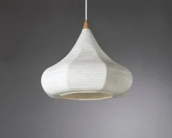 Motarasu Shizuku pendellampa, washipapper - bambu