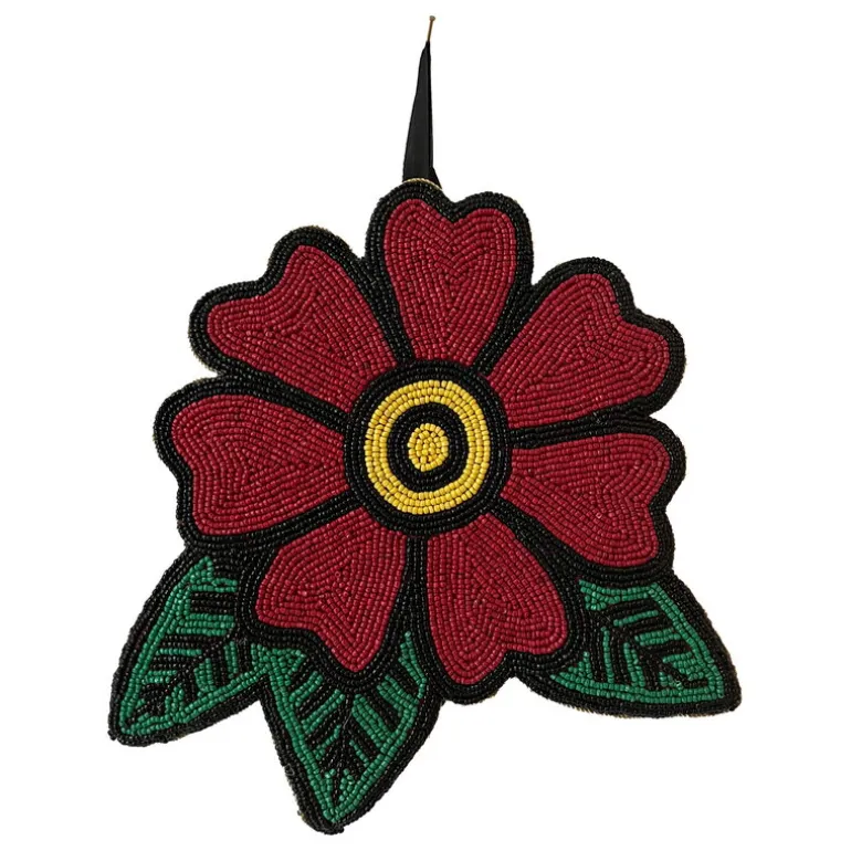 MUM's Blomsterkonst, 28 x 28 cm, röd - gul