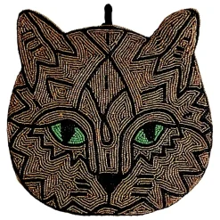 MUM's Mau väggkonst, 28 x 28 cm, guld